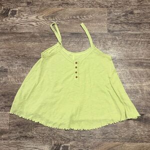 Flowy Green Tank Top